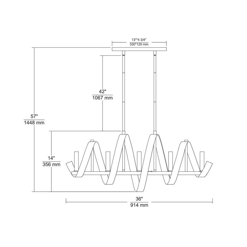 Venue 5-Light Linear Chandelier