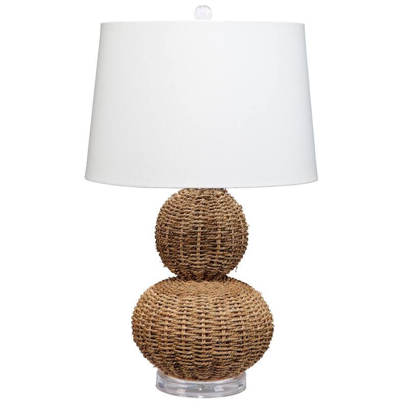Alden Décor Sydney Handwoven Seagrass Table Lamp