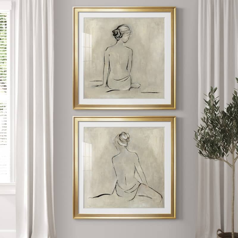 Bather I Premium Framed Print - Ready to Hang