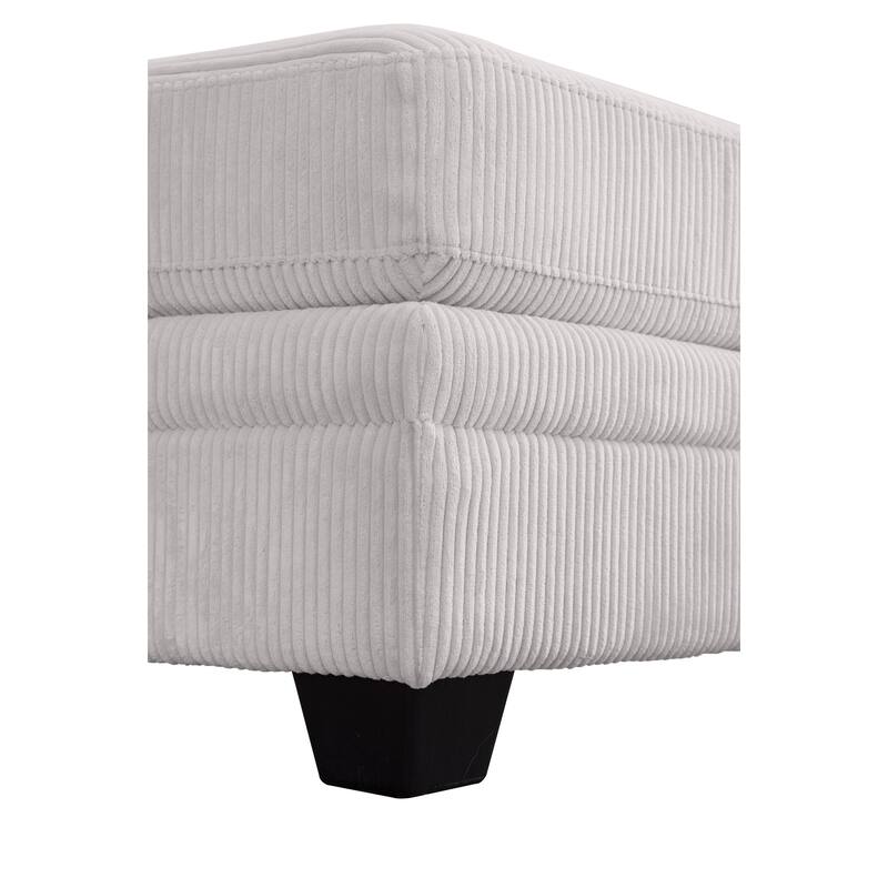 9PCS Corduroy Flexible Combination Sectional Sofa Couch