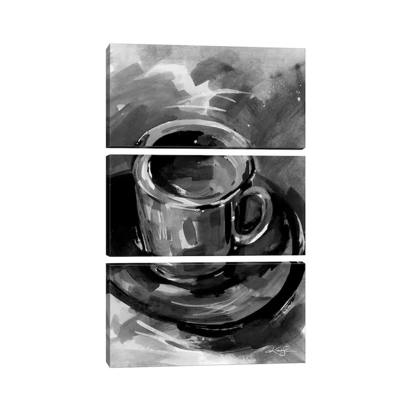iCanvas "Coffee Dreams I-II" by Kathy Morton Stanion 3-Piece Canvas Wall Art Set