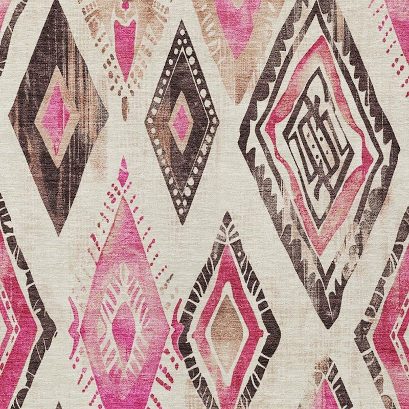 HomeRoots Aztec Transitional Rectangle Outdoor Rug