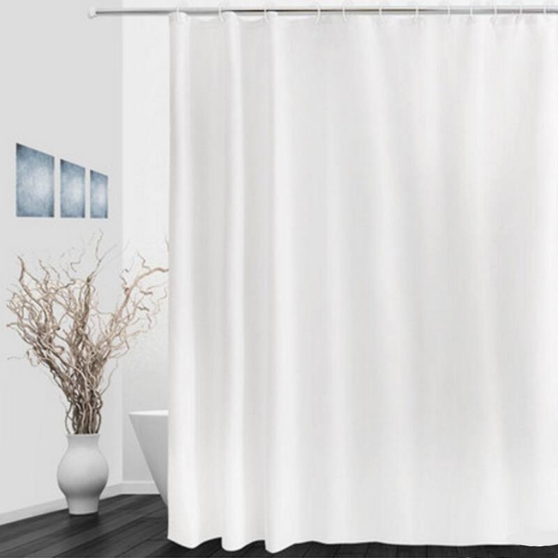 Luxury Shower Curtain and Hooks Set