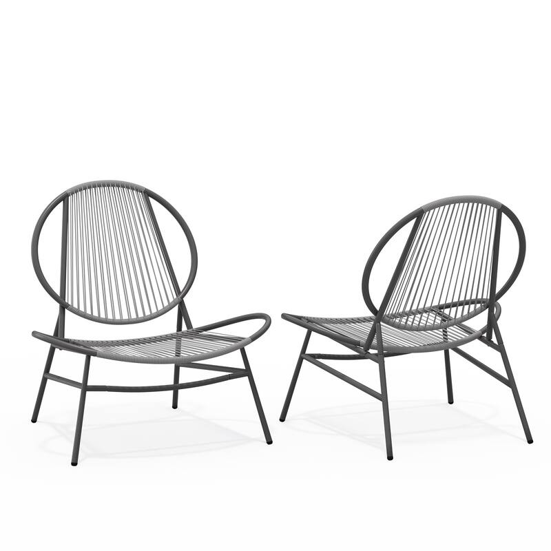 4-Piece or 2-Piece PE Rattan Patio Conversation Set