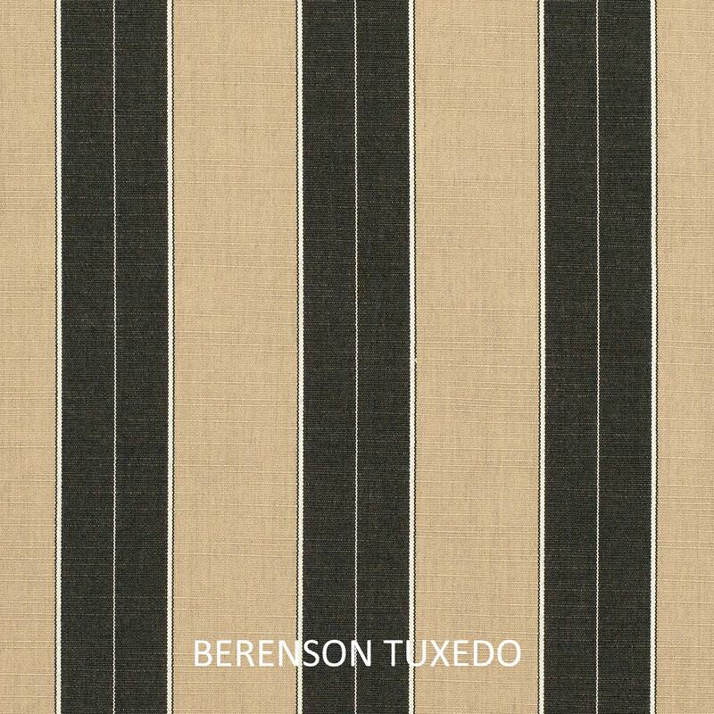 Sunbrella Berenson Tuxedo Stripe Indoor/Outdoor Knife Edge Pillow (Set of 2)