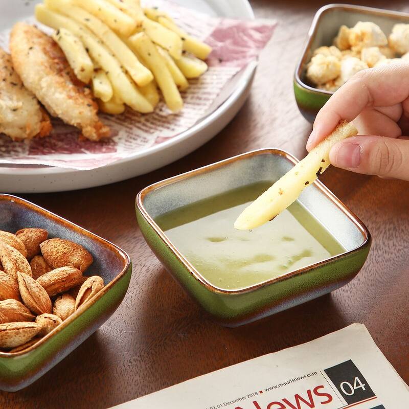 vancasso Stern Series Reactive Glaze Stoneware Plates Set