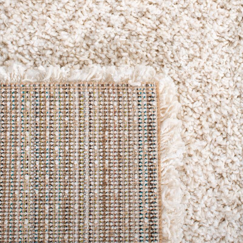 SAFAVIEH Evolution Shag Gwenaele Solid 1.8-inch Thick Rug