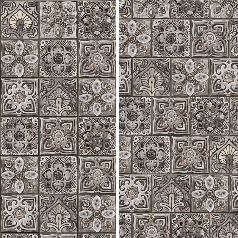 Merola Tile Mandala Decor Mix Mystikos 7-7/8" x 7-7/8" Ceramic Wall Tile