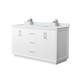 Option White / Brushed Nickel Hardware