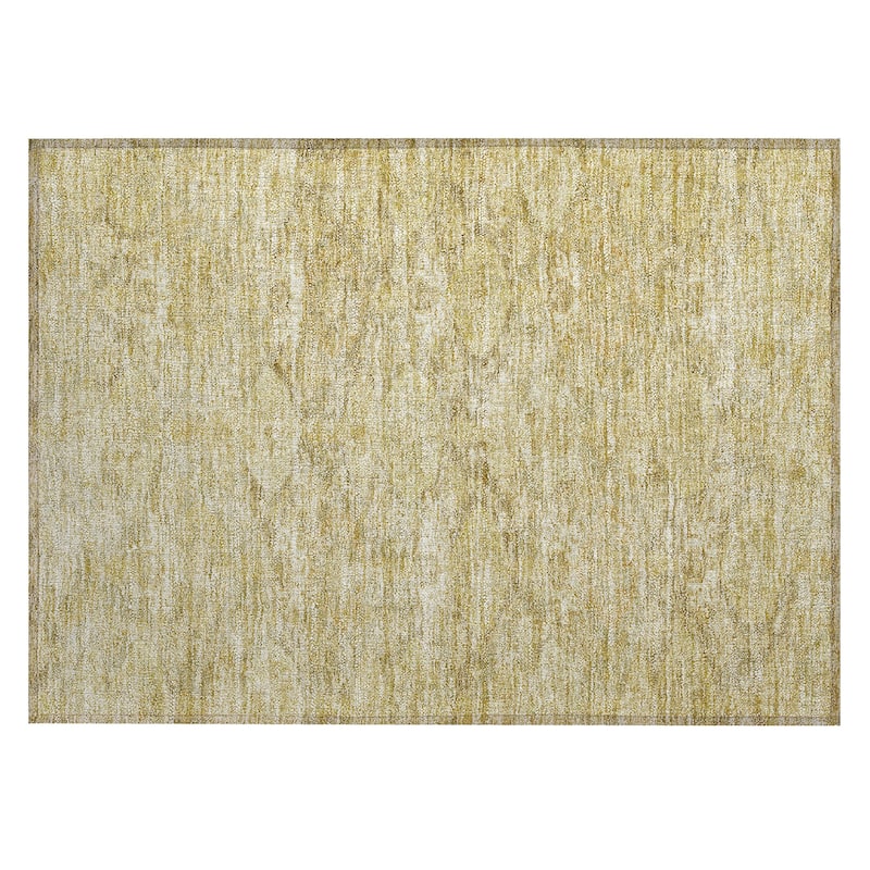 Machine Washable Indoor/ Outdoor Traditional Damask Chantille Rug