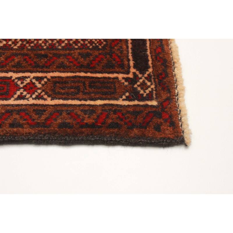 Teimani Brown Rug 2'9" x 4'8" - 2'9 x 4'8