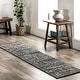 preview thumbnail 71 of 80, Nuloom Wren Traditional Faded Area Rug 2' x 8' Runner - Charcoal