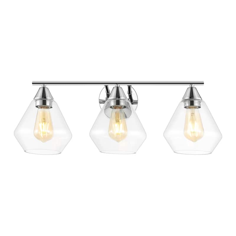 SAFAVIEH Lighting Needa 3 Light 24-inch Wall Sconce - 24 In. W x 9 In. D x 10 In. H - 24Wx9Dx10H