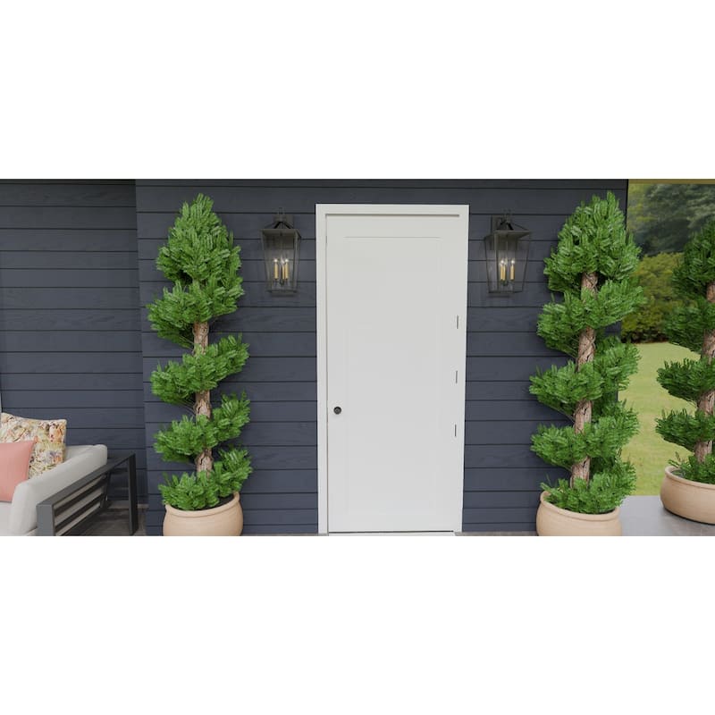 Hull 3-Light Matte Black Outdoor Wall Lantern