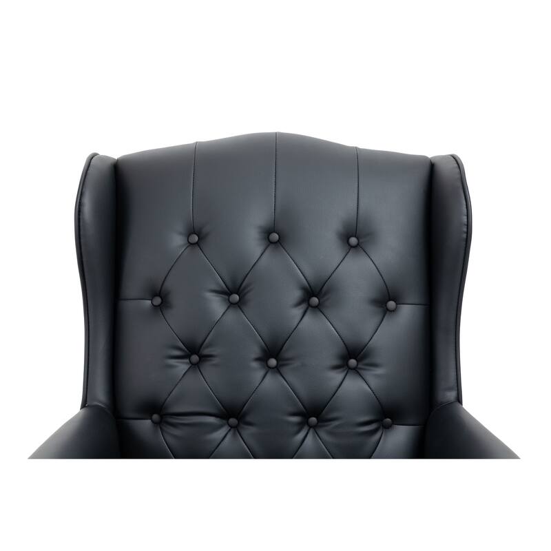 Ergonomic Executive Office Chair with High Back Reclining Function, Gas Lift, Thick Padding, for Office and Home