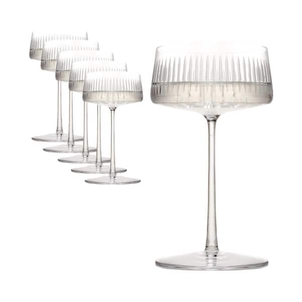 Service Verres élégant Verres Long Drink Stölzle Lausitz - Lot De 6 Verres à Cocktail 390ml En Cristal Sans Plomb - Résistants Lave-vaisselle Quatrophil Stölzle Lausitz