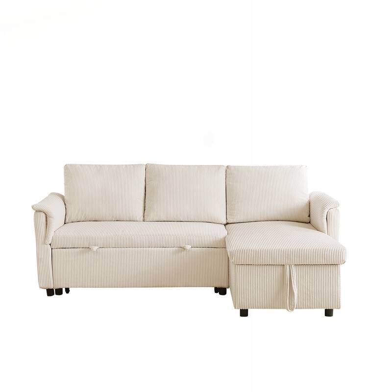 Versatile Convertible Sectional Sofa with Storage and Adjustable Backrest for Ultimate Comfort