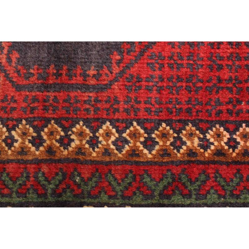 ECARPETGALLERY Hand-knotted Teimani Dark Navy Wool Rug - 2'8 x 4'8