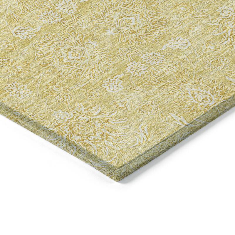 HomeRoots Floral Transitional Rectangle Outdoor Rug