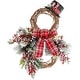preview thumbnail 1 of 4, Fraser Hill Farm 22-inch Snowman Christmas Door Hanging