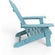 preview thumbnail 58 of 58, WINSOON All Weather HIPS Outdoor Folding Adirondack Chairs Set of 8
