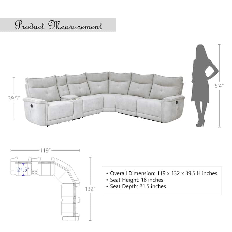 Avenue Modular Reclining Sectional Sofa