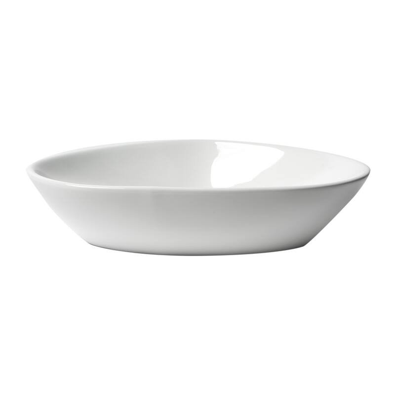 ALFI brand White 23" Fancy Above Mount Ceramic Sink