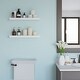 preview thumbnail 8 of 8, Wallniture Philly 23 3/4" White Wall Shelf Kids Room Decor, Floating Bookshelf