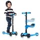preview thumbnail 2 of 6, Lascoota 2-in-1 Kids Kick Scooter, Adjustable Height Handlebars and Removable Seat