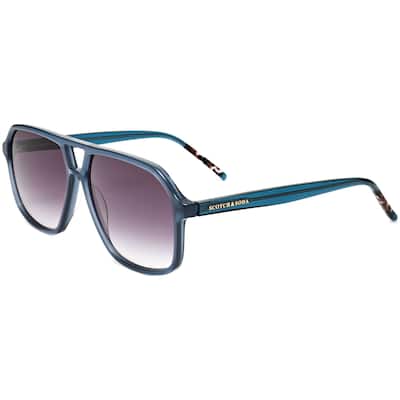 Scotch & Soda Men's 57mm Blue Sunglasses SS4007-637-57