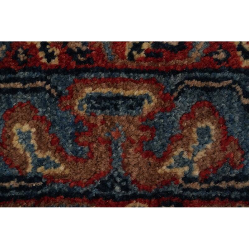 Hand Knotted Oriental 100% Wool Carpet Traditional Geometric Brown Heriz (serapi) Area Rug - 5' 2'' X 3' 3''