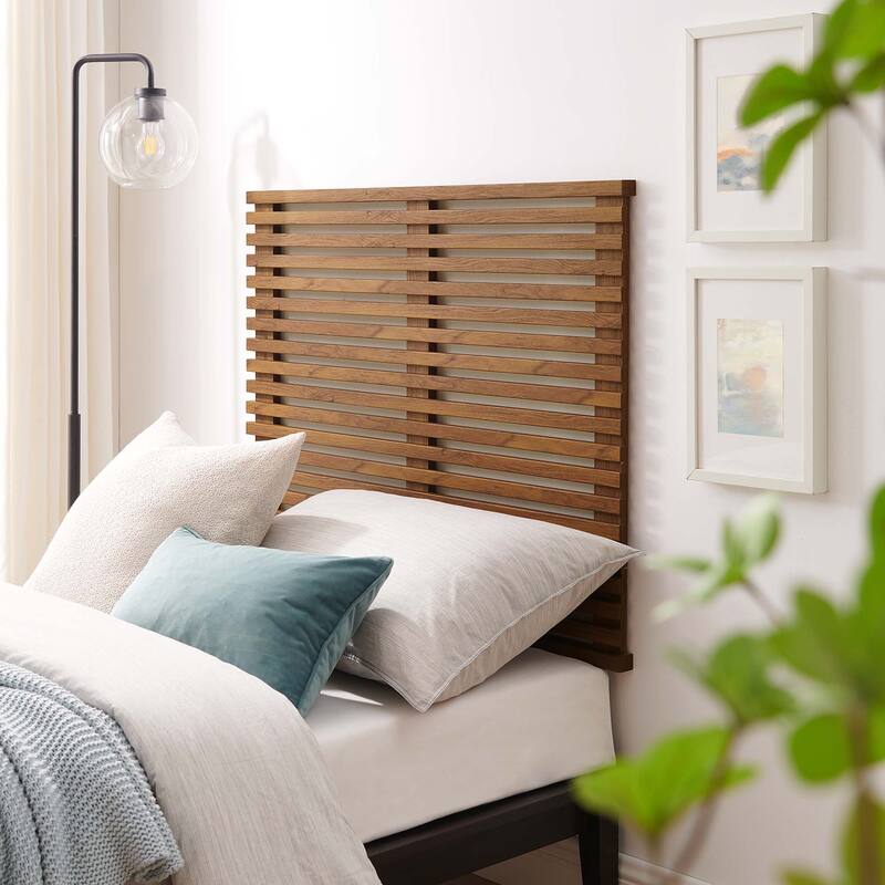 Render Wall Mount Twin Headboard - Walnut