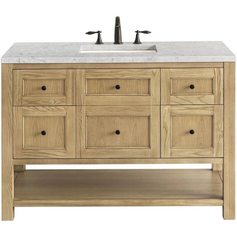 James Martin Vanities 330-V48-FEJP Breckenridge 48" Free Standing - Light Natural Oak
