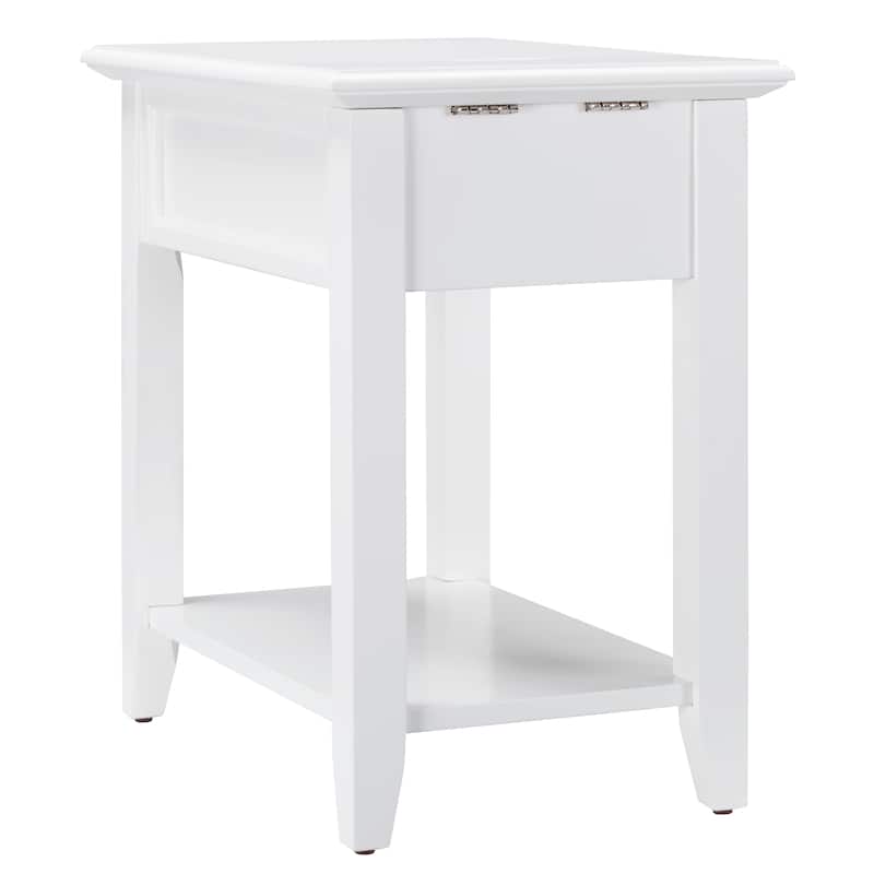 Zayden 1-drawer Side Table with Charging Station by iNSPIRE Q Bold