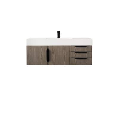James Martin Vanities 983-V48-W-B-GW Columbia 48" Wall Mounted Single