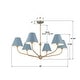 preview thumbnail 2 of 9, Crystorama Lighting Group XAV-B9316 Xavier 6 Light 40" Wide Chandelier