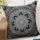 preview thumbnail 18 of 34, Decorative Indoor/Outdoor Reversible Throw Pillows with Insert (Set of 2)