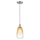 Option Brushed Satin Nickel / Amber