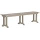 preview thumbnail 1 of 11, Laguna Hdpe All Weather Outdoor Patio 65" Bench Weathered Wood