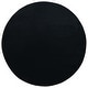 preview thumbnail 90 of 92, SAFAVIEH Faux Rabbit Fur Machine Washable Slip Resistant Nanami Rug 6' Round - Black - Round