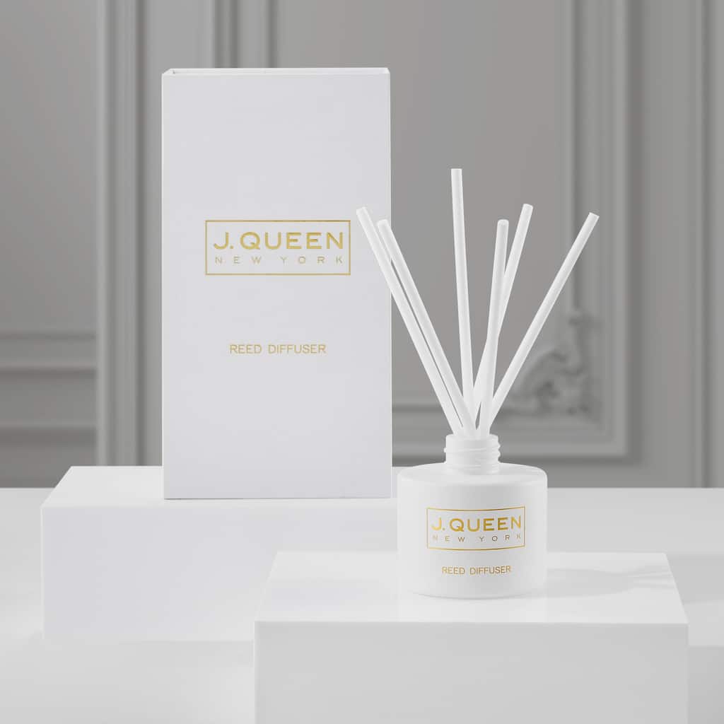 J. Queen New York Violet Sandalwood Reed Diffuser