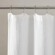 preview thumbnail 7 of 12, Calvin Klein Waffle Solid Shower Curtain