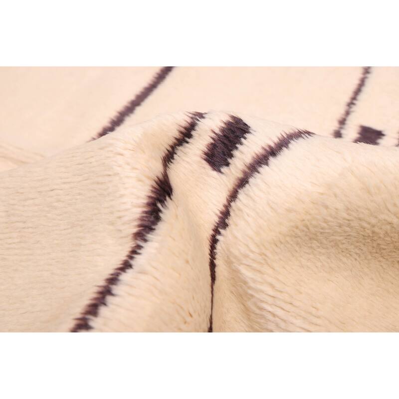 ECARPETGALLERY Hand-knotted Pak Finest Marrakesh Cream Wool Rug - 6'11 x 9'8