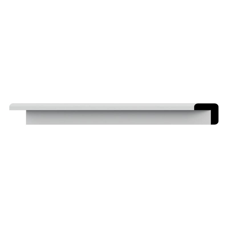 WM206: 3/4-in D x 3/4-in W x 96-in L Americraft Solid Hardwood Stain Grade Corner Guard Moulding - Primed Fingerjoint Pine
