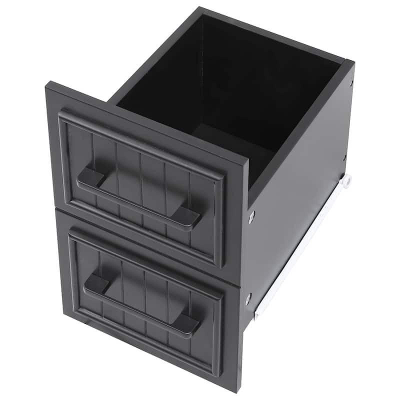 Kitchen Island with Drop Leaf, 4 Doors and 5 Deep Drawers