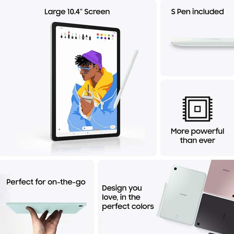 Samsung Galaxy Tab S6 Lite (2024) 10.4" 64GB WiFi Tablet, S Pen Included