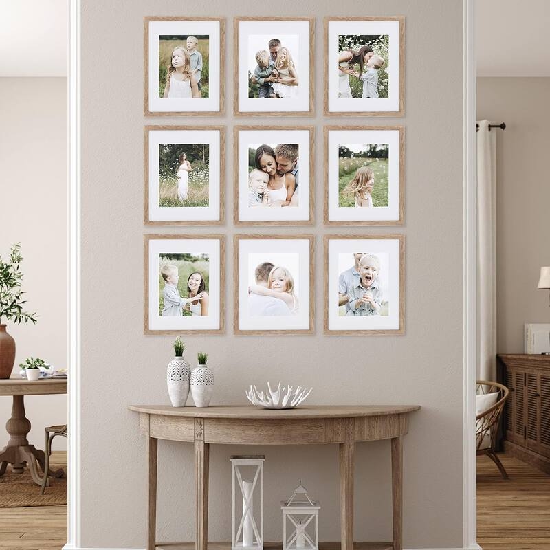 Sheffield Home 9 Piece Gallery Wall Frame Set,