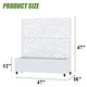 preview thumbnail 79 of 103, 72 in Metal Movable Planter Box with Trellis Privacy Screen Lockable Wheels
