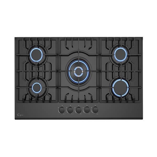 Built-in 30 GAS Cooktop - 5 Sealed Burners Cook Tops in Stainless Steel