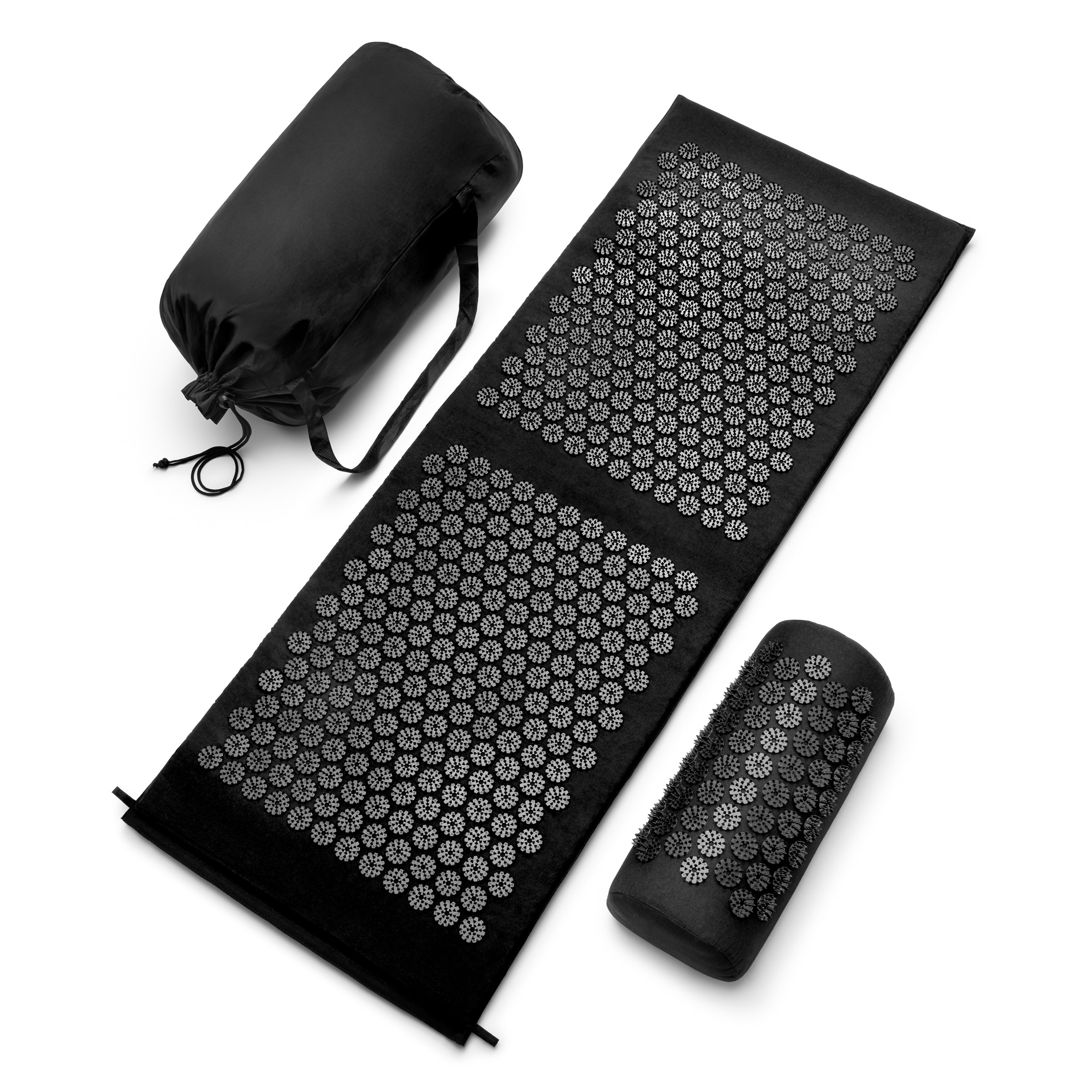 Sivan Health And Fitness Deluxe Acupressure Mat & Pillow Combo Set - Includes Carry Bag - 51" L x 17.5" W x 4" H